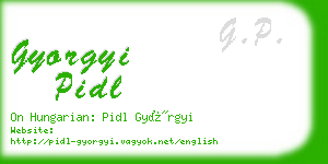 gyorgyi pidl business card